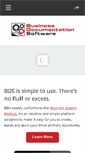 Mobile Screenshot of businessdocumentationsoftware.com